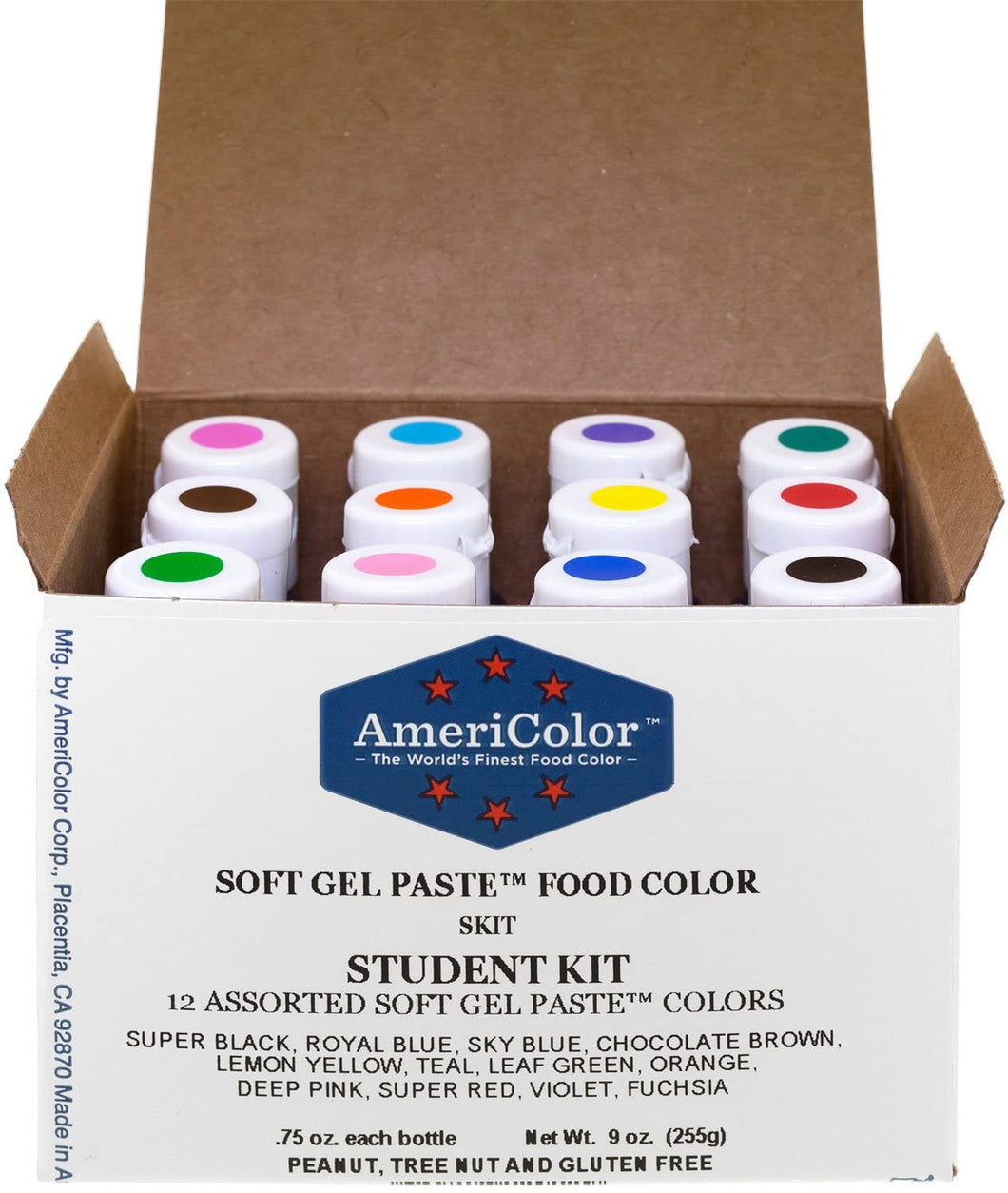 .75 Soft Gel Paste 12 Color Student Kit